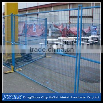 (17 years factory)Canada Powder coated welded construction temporary fence