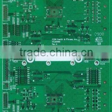 Plating gold pcb(double sided pcb, 2-layer pcb, pcb board