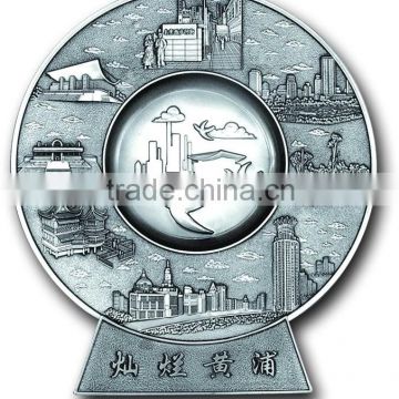 decorative souvenir metal plate