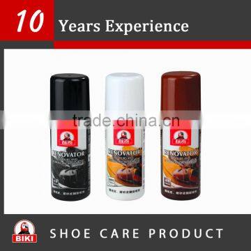 Colour staining spray Suede Nubuck leather renovator