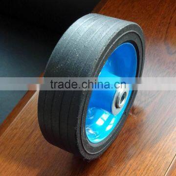 top quality competitive price rubber material 140x45 solid wheel