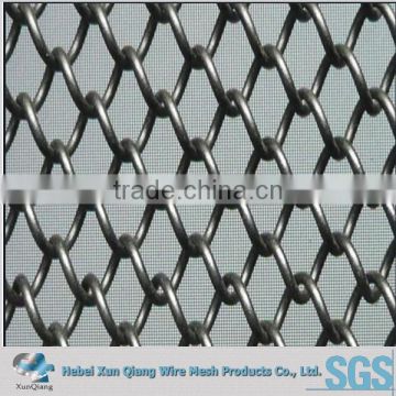 stainless steel fireplace mesh screen curtain