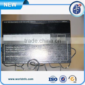 Free Samples Metal Magnetic Stripe Card with High Quality
