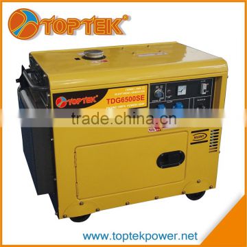 Factory directly 5kw silent diesel generator electric start