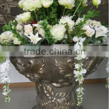 Casting iron flower pots manufacturer,Metal casting iron flowerpots supplier