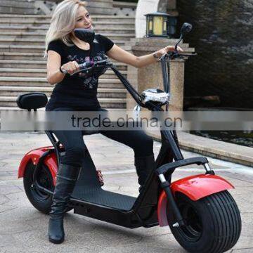 2017 factory lastest self balance electric 60V12AH scooter citycoco of 1000w