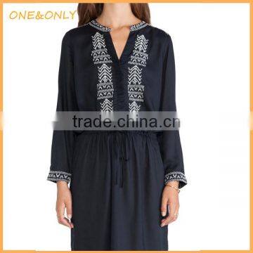 Woman embellished middle east tunic dress