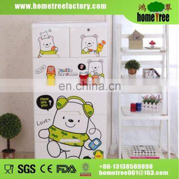 Durable Key Boy Robot Bear Baby Wall Mounted Wardrobe Cabinet Drawers