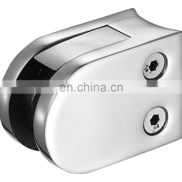 China Factory Supplies Glass Holding Round Fix Panel Slide Shower Door Bathroom Clip