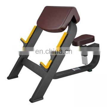 Professional Precor Gym Equipment Seated Preacher Curl Machine Seated Arm Curl Bench SP33