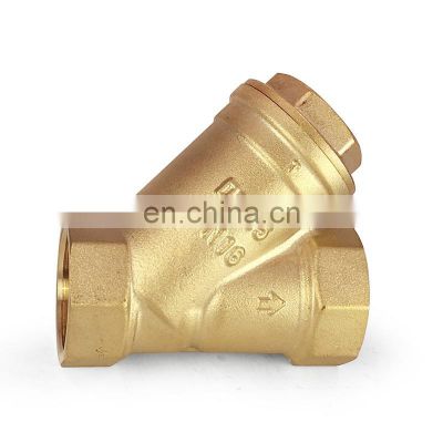 VALOGIN Safe high quality brass strainer 1" Inch check valve