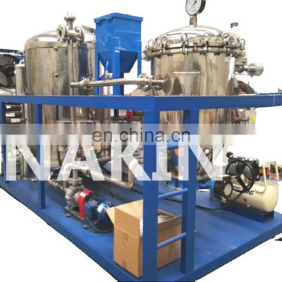 Food Grade TPS Fuller Earth Vacuum Cooking Oil Recycling Filter Machine / Vegetable Oil Purifier