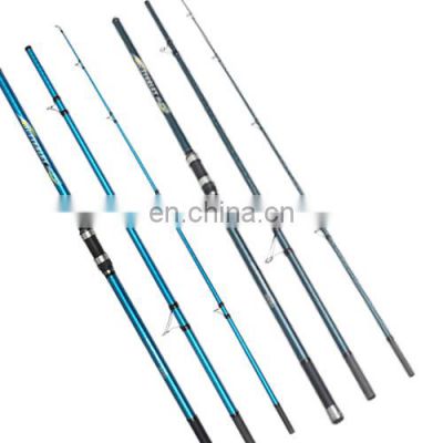 Weihai Factory price OEM 4.2m  surf casting fishing rod 3 section surf sea rods