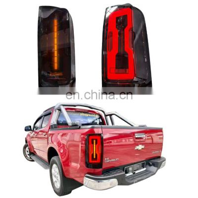 Full LED tail lamp  smoked back lights for chevrolet colorado accesorios parts
