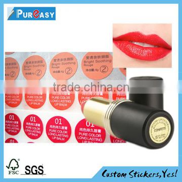 Customized purely matte lipstick label
