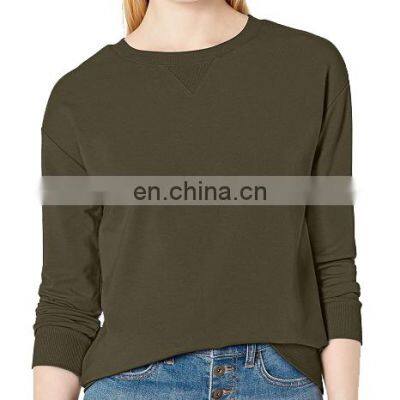 Plain custom cropped sweat shirt in Low Price