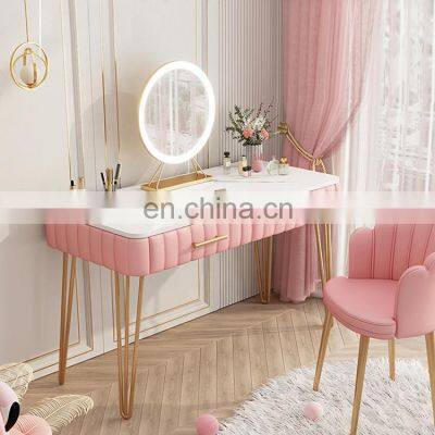 Luxury european make up dressing table make up mirrored dressing table designs makeup sets table