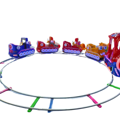 Amusement theme park indoor outdoor small mini diameter engineering car track train