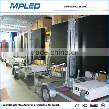 shenzhen manufacturer with certificates outdoor video wall on truck bend to any shape