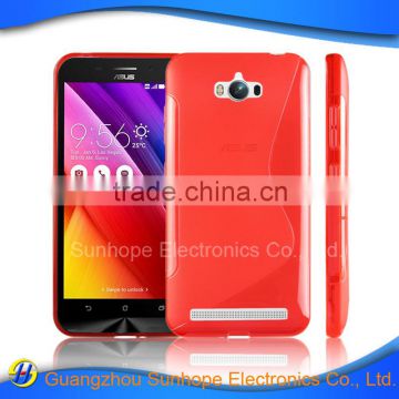S line design mobile accessories tpu soft mobile phone case for ASUS ZenFone Max ZC550KL