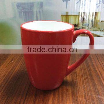 LJ-4515 ceramic coffee mugs 8oz / plain ceramic coffee mugs / heated coffee mug