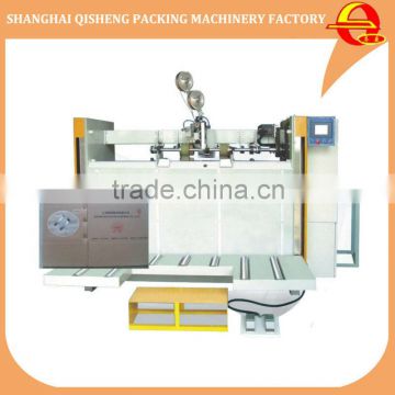 High speed corrugated carton stitching machinery