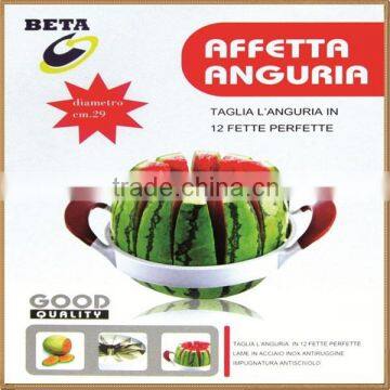 Melon Slicer Cutter Kitchen Stainless Steel Pineapple Watermelon Corer Large