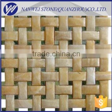 Supplier mosaic yellow marble tiles hotel stone cut to size marble prices,high quality and quantity marble