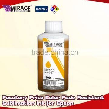Facotory Price Color Fade Resistant Sublimation Ink for Epson