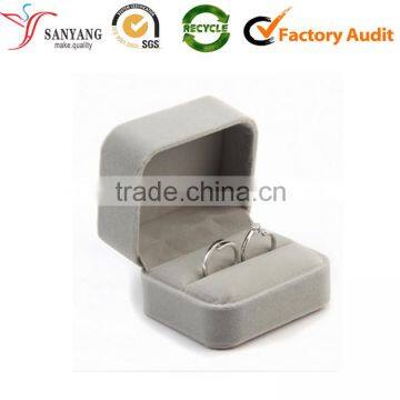 Flocking box for weddding ring / small luxury flocking box