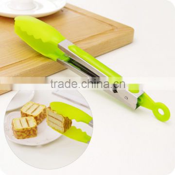 kitchen Plastic Stainless steel Bread Clip Cake Holder kitchen Food Clip Baked Goods BBQ Food Tongs Cookie Clamp