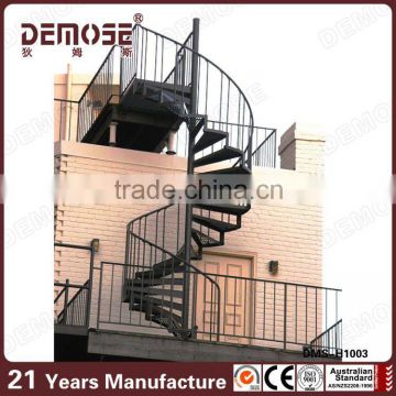 iron stairs for outside price/outdoor iron stairs