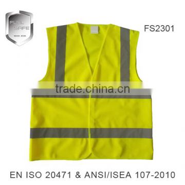 2016 sleeveless cheap safety reflective vest