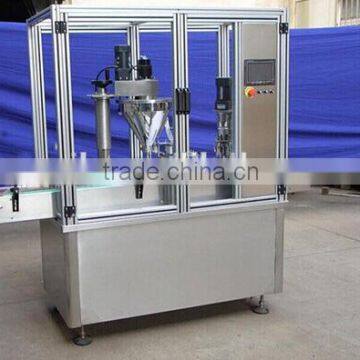 automatic powder filling capping machine