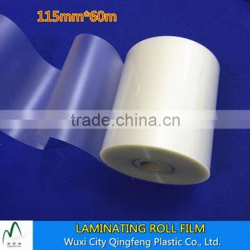 115mm*60m Thermal PET+EVA Laminating Film Rolls Glossy Matt Type Lamination Rolls