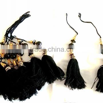 Latest collection New designs Indian Banjara boho beads Key Chain/bag/curtain/dress tassel fringe