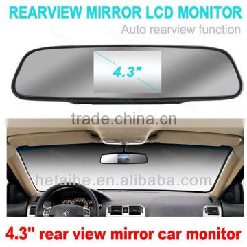 Best price 4.3 inch rear view mirror car monitor