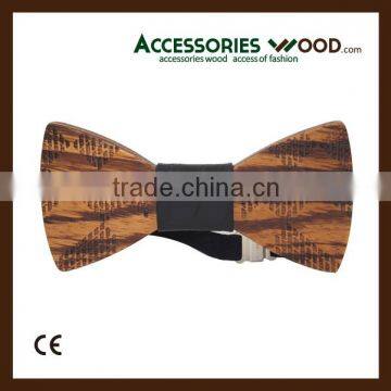 new design wooden bowtie wholesale man wood bow tie