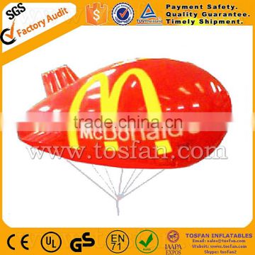 inflatable airship helium balloon with logo for advertising F2045