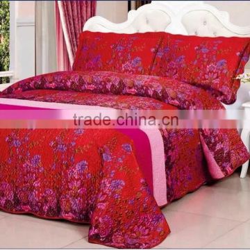 hot sale cotton jacquard /satin stripe hotel bedding set