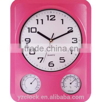 Wall Clock With Weather Station YZ-8962C