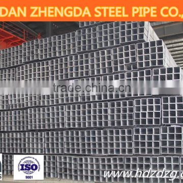 Standard ERW welded square and rectangular steel/iron pipe/tube