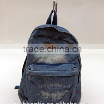 Travel Bag with jeans fabric