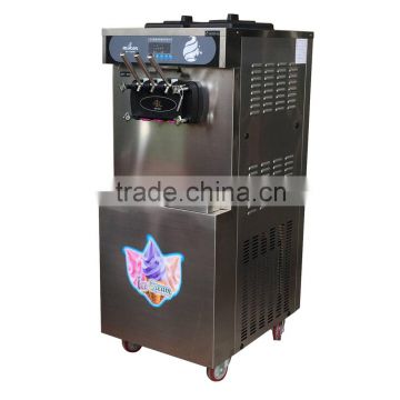 Brand top full stainless steel soft ice cream machine and factory price soft ice cream machine