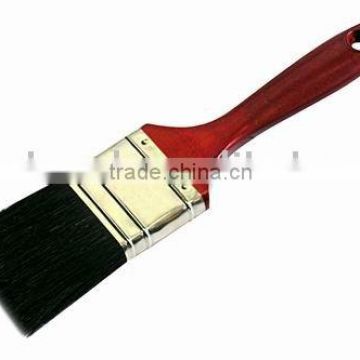 High-quality black bristle wooden handle paint brush