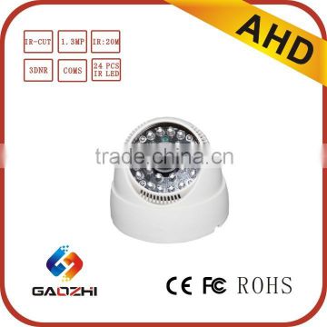 1.3 Megapixe Indoor IR-CUT AHD Dome CCTV Camera