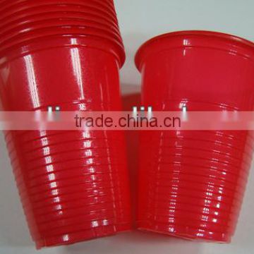 pp plastic cups,7oz plastic cup,red color cup