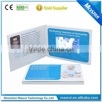 Paper Material and Artificial Style Video Invitation Greeting Card