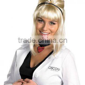 High quality synthetic blonde party costume wigs