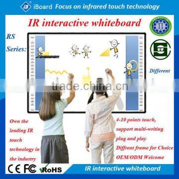 Hot sale 69/82/85/96/120 inch Cheap interactive whiteboard/smart interactive whiteboard for school or office